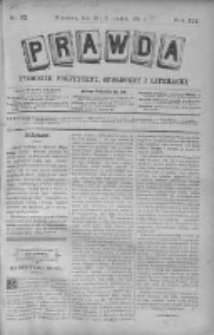 Prawda. Tygodnik polityczny, społeczny i literacki 1894, Nr 52