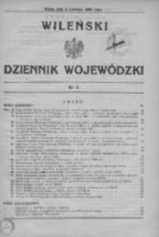 Wileński Dziennik Wojewódzki 1938, Nr 4
