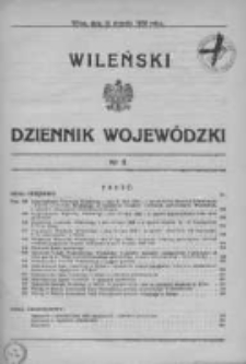Wileński Dziennik Wojewódzki 1938, Nr 8