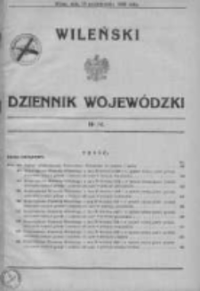 Wileński Dziennik Wojewódzki 1938, Nr 14