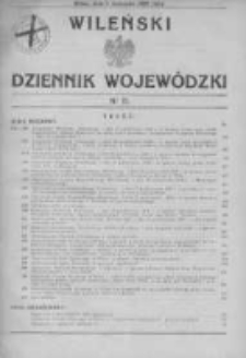Wileński Dziennik Wojewódzki 1938, Nr 15