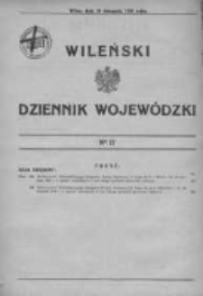 Wileński Dziennik Wojewódzki 1938, Nr 17