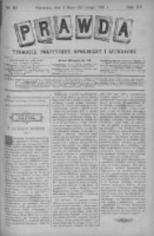 Prawda. Tygodnik polityczny, społeczny i literacki 1895, Nr 10