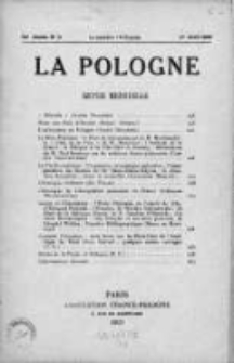 La Pologne : Politique, Economique, Litteraire et Artistique 1933 An. 14, Nr 3