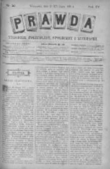 Prawda. Tygodnik polityczny, społeczny i literacki 1895, Nr 30