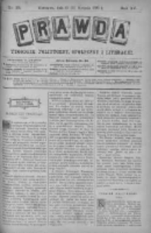 Prawda. Tygodnik polityczny, społeczny i literacki 1895, Nr 35