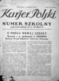 Kurjer Polski 1925, R. 28 numer szkolny z sierpnia