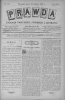 Prawda. Tygodnik polityczny, społeczny i literacki 1895, Nr 50