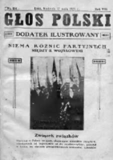 Głos Polski. Dodatek ilustrowany 1925, Nr 134