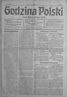 Godzina Polski : dziennik polityczny, społeczny i literacki 10 styczeń 1917 nr 8