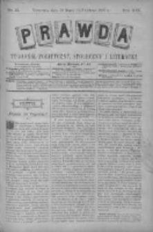 Prawda. Tygodnik polityczny, społeczny i literacki 1896, Nr 15