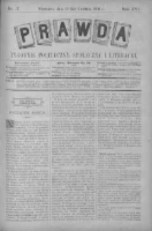 Prawda. Tygodnik polityczny, społeczny i literacki 1896, Nr 17