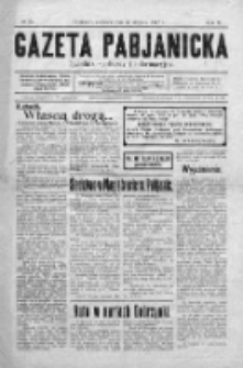 Gazeta Pabjanicka : tygodnik polityczny, społeczny i informacyjny 1927, R. 2, Nr 33