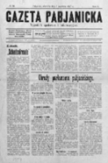 Gazeta Pabjanicka : tygodnik polityczny, społeczny i informacyjny 1927, R. 2, Nr 36