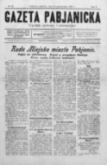 Gazeta Pabjanicka : tygodnik polityczny, społeczny i informacyjny 1927, R. 2, Nr 42