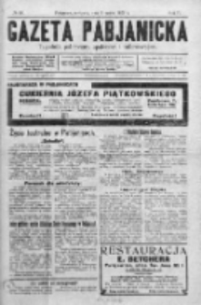 Gazeta Pabjanicka : tygodnik polityczny, społeczny i informacyjny 1929, R. 4, Nr 10