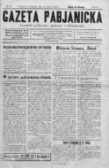 Gazeta Pabjanicka : tygodnik polityczny, społeczny i informacyjny 1929, R. 4, Nr 12