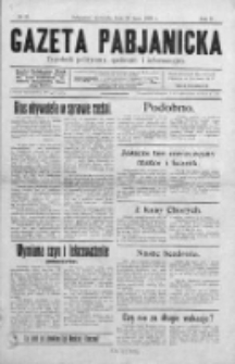 Gazeta Pabjanicka : tygodnik polityczny, społeczny i informacyjny 1929, R. 4, Nr 31