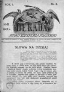 Dekada. Pismo żołnierza polskiego 1917, nr 8