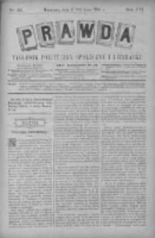 Prawda. Tygodnik polityczny, społeczny i literacki 1896, Nr 30