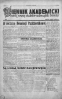 Dziennik Akademicki Bratniej Pomocy Studentów Uniwersytetu Łódzkiego 1945, Nr 9