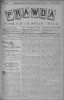 Prawda. Tygodnik polityczny, społeczny i literacki 1897, Nr 18