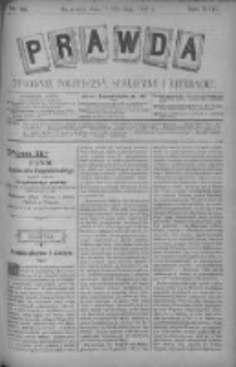 Prawda. Tygodnik polityczny, społeczny i literacki 1897, Nr 22