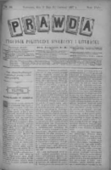 Prawda. Tygodnik polityczny, społeczny i literacki 1897, Nr 24