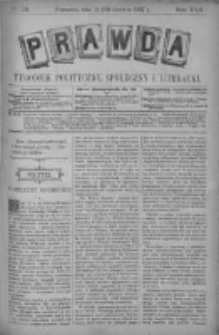Prawda. Tygodnik polityczny, społeczny i literacki 1897, Nr 26