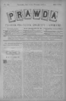Prawda. Tygodnik polityczny, społeczny i literacki 1897, Nr 38