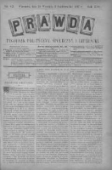 Prawda. Tygodnik polityczny, społeczny i literacki 1897, Nr 40