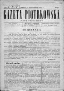 Gazeta Piotrkowska 1921, Nr 1