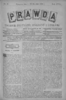 Prawda. Tygodnik polityczny, społeczny i literacki 1898, Nr 17