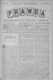 Prawda. Tygodnik polityczny, społeczny i literacki 1898, Nr 32