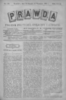 Prawda. Tygodnik polityczny, społeczny i literacki 1898, Nr 36