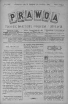 Prawda. Tygodnik polityczny, społeczny i literacki 1898, Nr 50