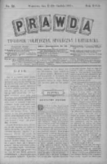 Prawda. Tygodnik polityczny, społeczny i literacki 1898, Nr 52