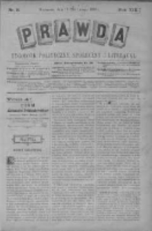Prawda. Tygodnik polityczny, społeczny i literacki 1899, Nr 8