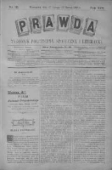 Prawda. Tygodnik polityczny, społeczny i literacki 1899, Nr 10