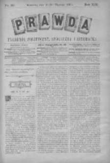 Prawda. Tygodnik polityczny, społeczny i literacki 1899, Nr 39