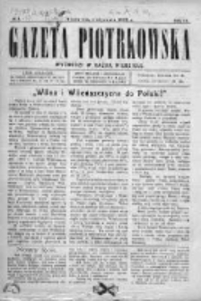 Gazeta Piotrkowska 1922, Nr 1