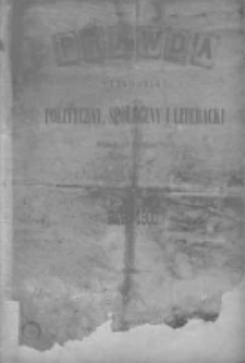 Prawda. Tygodnik polityczny, społeczny i literacki 1900, Nr 1