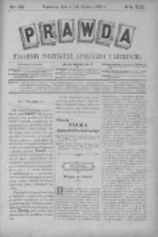 Prawda. Tygodnik polityczny, społeczny i literacki 1899, Nr 50