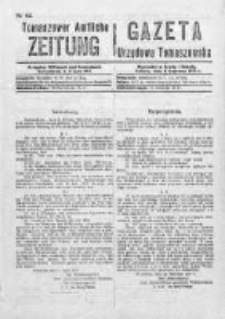 Gazeta Urzędowa Tomaszowska 1917, Nr 42