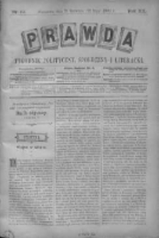 Prawda. Tygodnik polityczny, społeczny i literacki 1900, Nr 19