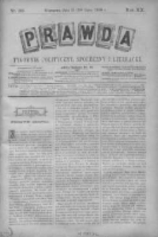 Prawda. Tygodnik polityczny, społeczny i literacki 1900, Nr 30