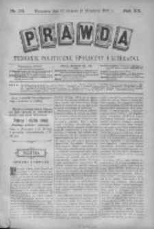 Prawda. Tygodnik polityczny, społeczny i literacki 1900, Nr 36