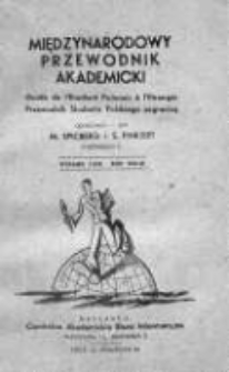 Miedzynarodowy Przewodnik Akademicki 1934/35