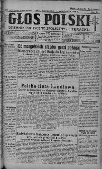 Głos Polski : dziennik polityczny, społeczny i literacki 18 październik 1926 nr 287