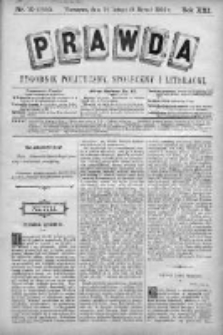 Prawda. Tygodnik polityczny, społeczny i literacki 1901, Nr 10